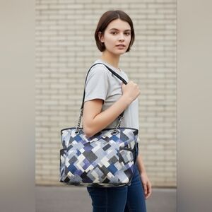 Calvin Klein Chainlink Monogram Tote Bag